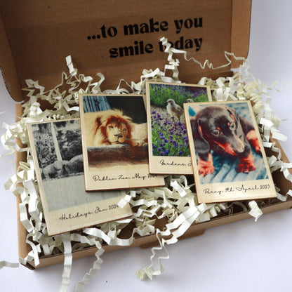 Wooden Photo Magnets