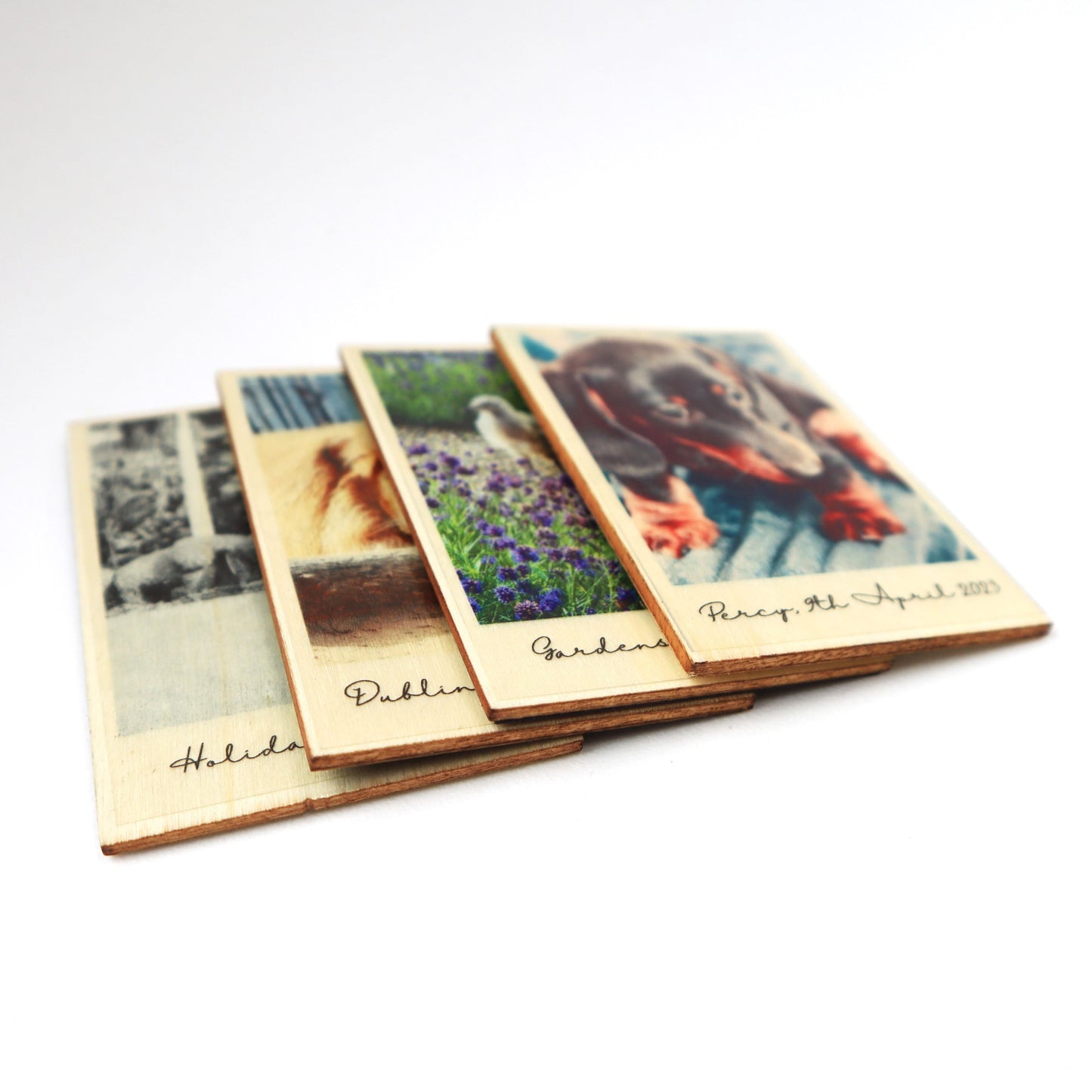 Wooden Photo Magnets